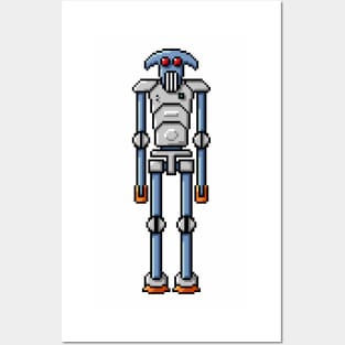 Pixel Robot 184 Posters and Art